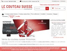 Tablet Screenshot of le-couteau-suisse.com